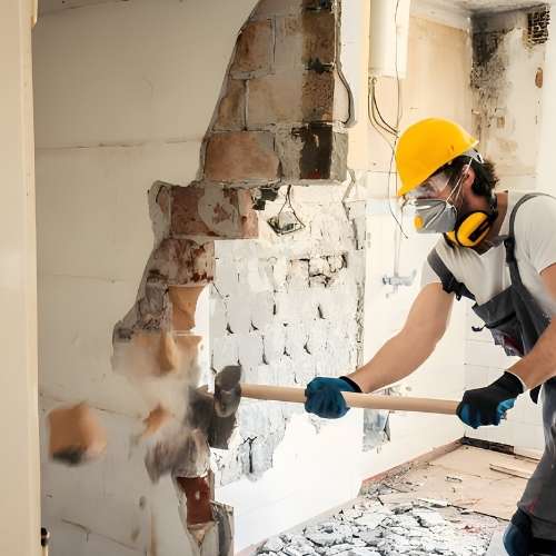 General contractor in Saskatoon completing residential construction project